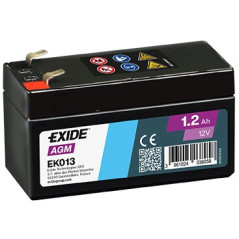 BATTERY EXIDE EK013 12V 1.2AH 18A AGM